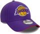 Czapka NEW ERA z daszkiem LA Lakers Microfibre 9FORTY fioletowa 2