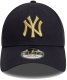 Czapka NEW ERA z daszkiem NYY Metallic 9FORTY Cap Granatowa 1