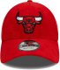 Czapka z daszkiem NEW ERA Chicago Bulls Tonal Check 9FORTY czerwona 2