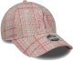 Czapka z daszkiem NEW ERA NYY Womens Tweed  9FORTY różowa 2