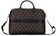 Bag Guess New 4G Zipper Pocket Triangle Logo 15" black 6