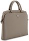 Bag Guess Grained Zipper Pocket Triangle Logo 15" brown 3