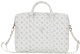 Bag Guess 4G Peony Front Pocket Zipper Triangle Logo 16" white 1