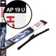 BOSCH frameless car wiper, 475 mm, 4 mounting adapters 1