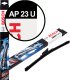 BOSCH frameless car wiper, 575 mm, 4 mounting adapters 1