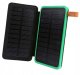 Powerbank 20000mAh Solarny Turystyczny 2xUSB Mocny Podwójny Latarka   Kabel 2