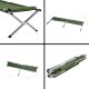 Łóżko turystyczne NILS CAMP NC2756 składane campingowe zielony Oxford 3