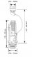 Zawór spustowy uniwersalny  OPTIMA 50, 3/6l, linka 2
