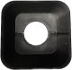 Rozeta dzielona czarna Fi16  (tworzywo sztuczne) 1