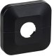 Rozeta dzielona czarna Fi16  (tworzywo sztuczne) 2