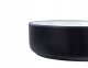 Umywalka Beliani Umywalka nablatowa ceramiczna ⌀ 36 cm biała z czarnym CALIG 5