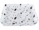 Umywalka Beliani Umywalka nablatowa ceramiczna 51 x 34 cm biała z efektem lastryko NULES 4