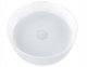Umywalka Beliani Umywalka nablatowa ceramiczna okrągła ⌀ 40 cm biała TEBAR 4