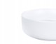 Umywalka Beliani Umywalka nablatowa ceramiczna ⌀ 36 cm złamana biel CALIG 5