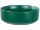 Umywalka Beliani Umywalka nablatowa ceramiczna ⌀ 37 cm zielona GUDAR 1