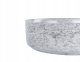 Umywalka Beliani Umywalka nablatowa ceramiczna efekt granitu ⌀ 37 cm szara GUDAR 5
