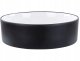 Umywalka Beliani Umywalka nablatowa ceramiczna ⌀ 40 cm biała z czarnym TEBAR 1