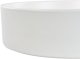Umywalka Beliani Umywalka nablatowa ceramiczna ⌀ 40 cm złamana biel TEBAR 4