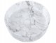 Umywalka Beliani Umywalka nablatowa ceramiczna ⌀ 40 cm efekt marmuru MANIS 4