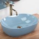 Umywalka nablatowa Rea LISA L.BLUE SHINY 2