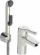 Washbasin faucet ORAS SAGA STYLE with hand shower BIDETTA, chrome color. 1