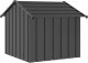 vidaXL Buda dla psa z dachem, 85x107x81 cm, stal galwanizowana 4
