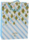 Torba Prezentowa Papierowa Niebieska Różowa Brokat 23 x 18 x 10,5 cm 3