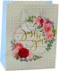 Torba Prezentowa Wzory Kwiaty Best Wishes 23 x 18 x 10,5 cm 5