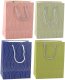 Torba Prezentowa Papierowa Srebrne Linie Faliste 23 x 18 x 10,5 cm 1