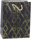 Torba Prezentowa Papierowa Elegancka Złote Wzory 23 x 18 x 10,5 cm 2