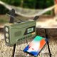 Radio przenośne na korbkę solarne powerbank latarka Manta DYNAMO USB FM, AM 3