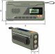 Radio przenośne na korbkę solarne powerbank latarka Manta DYNAMO USB FM, AM 6