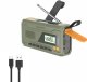 Radio przenośne na korbkę solarne powerbank latarka Manta DYNAMO USB FM, AM 7