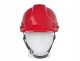Kask ochronny budowlany BHP regulowany – czerwony (50) 5