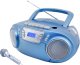 BOOMBOX SOUNDMASTER SCD5800BL FM-PLL, CD/CD-R/RW, KASETA, USB, MIKROFON, ŚWIATŁA 1