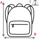 Vans Old Skool Check Backpack VN000H4XBA51 Czarne One size 6