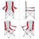 KingCamp Krzesło na Plażę Biwak Wędkarskie Turystyczne Składane KING CAMP Red Grey 4