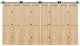 vidaXL System do montażu drzwi przesuwnych, 400 cm, stal, czarny 1