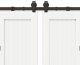 vidaXL System do montażu drzwi przesuwnych, 400 cm, stal, czarny 8