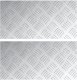 vidaXL Nakładki na schody Srebrny Guma 40 x 20 x 0.3 cm 1