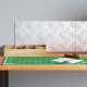 vidaXL Nakładki na schody Srebrny Guma 40 x 20 x 0.3 cm 2