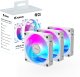 Wentylator Gigabyte AORUS EZ Chain Fan 120 Ice 3-pack (GP-ECFAN1203 ICE) 7