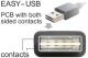 Adapter USB Delock USB - USB Czarny  (65522) 1