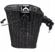 Kosz Verso SH-Z013 na kierownicę mocowany click pleciony czarny 330x250x240 Uniwersalny 2