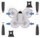 ŚMIGŁA DO DRONA DJI FLIP ZESTAW KOMPLET NA DRONA 8 SZTUK 4XCW + 4XCCW BLUE - KOD 4022F 10