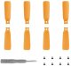 ŚMIGŁA DO DRONA DJI FLIP ZESTAW KOMPLET NA DRONA 8 SZTUK 4XCW + 4XCCW ORANGE - KOD 4022F 1