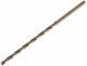 Wiertło Tvardy Wiertło złote do metalu długie 8.0 x 305mm HSS DIN1869 (25/100) 5