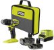 Cordless impact drill RYOBI ONE+HP RPD18C1-242S, 18V, 2.0+4.0 Ah Li-ion, 60Nm 1
