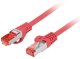 PATCHCORD KAT.6 S/FTP LSZH CU 5M CZERWONY FLUKE PASSED LANBERG 1