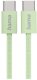 Kabel USB Hama USB-C - USB-C 1 m Zielony (002017260000) 1